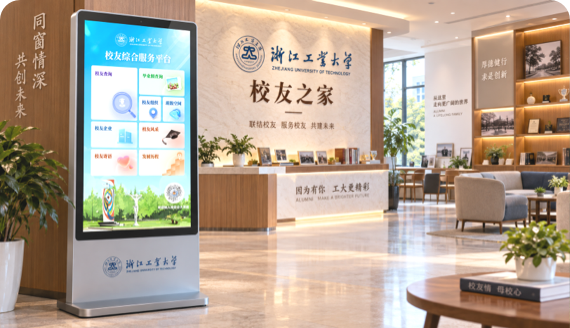 浙江工业大学校友服务一体机