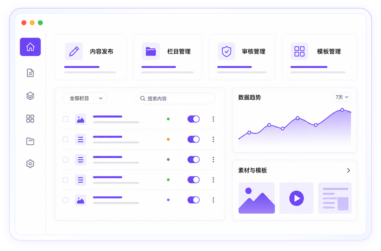 基金会门户网站统一内容管理界面